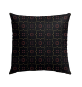 Water-resistant Poppy Playground Outdoor Pillow in outdoor setting.